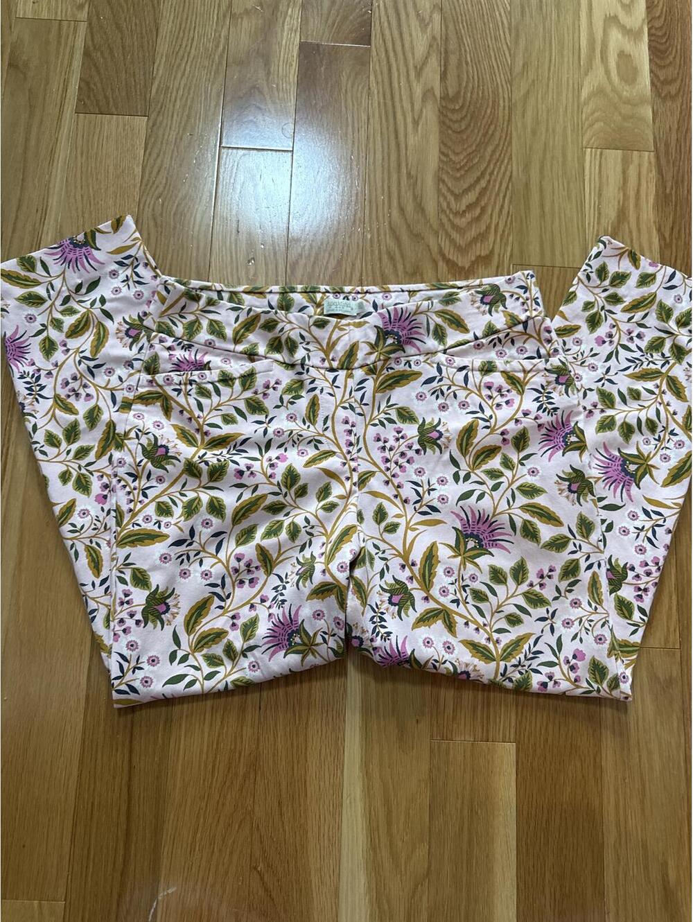 Spartina 449 Floral Print Stretch Pants Size XL - Picture 3 of 7